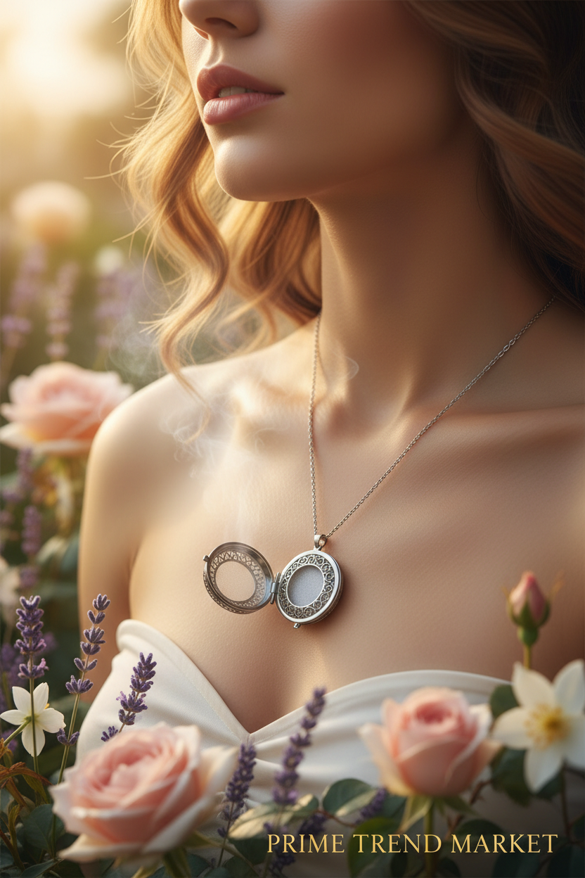 Aromatherapy Diffuser Locket Necklace — Worn Lifestyle