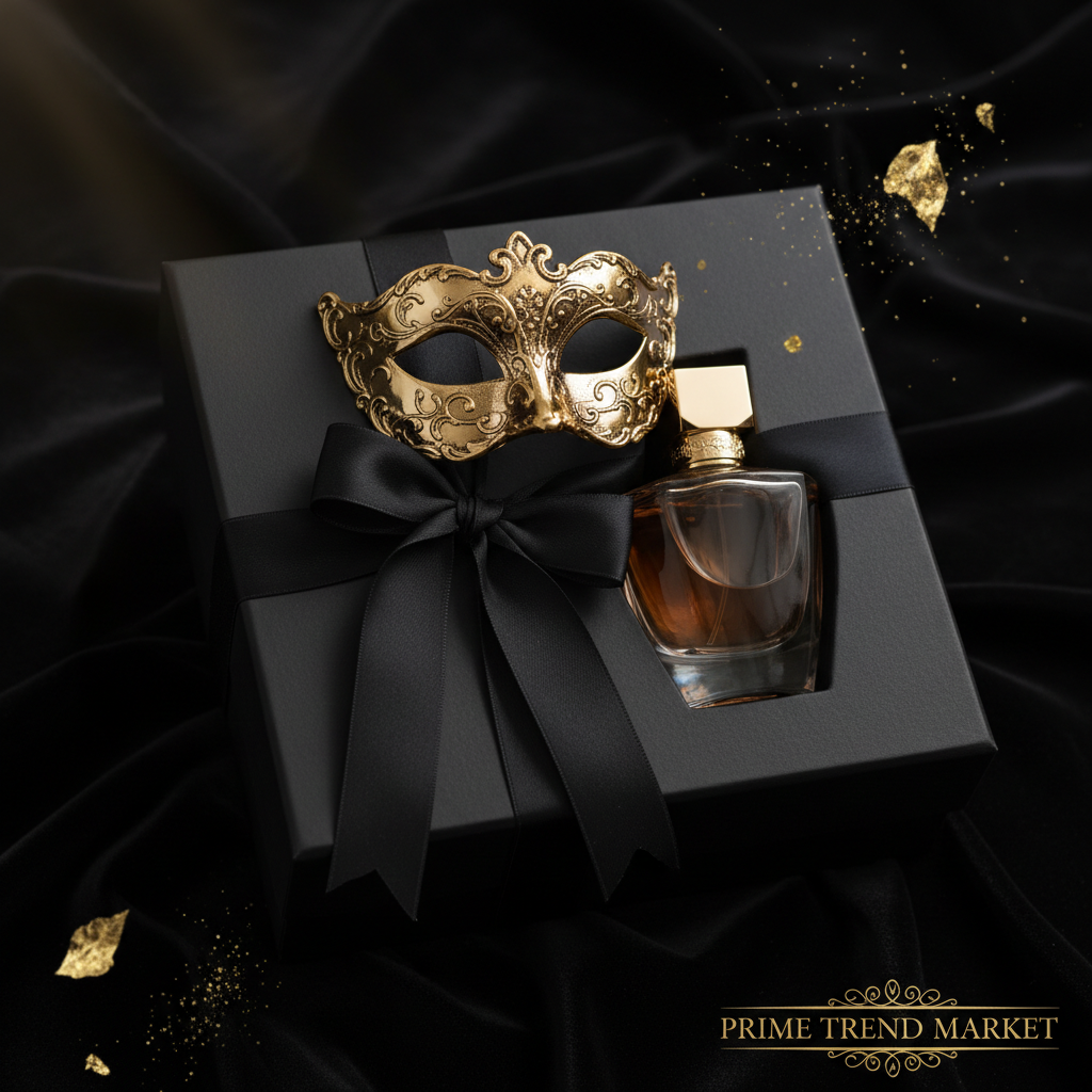 Masked Goddess perfume black and gold mystery gift box - Prime Trend Market