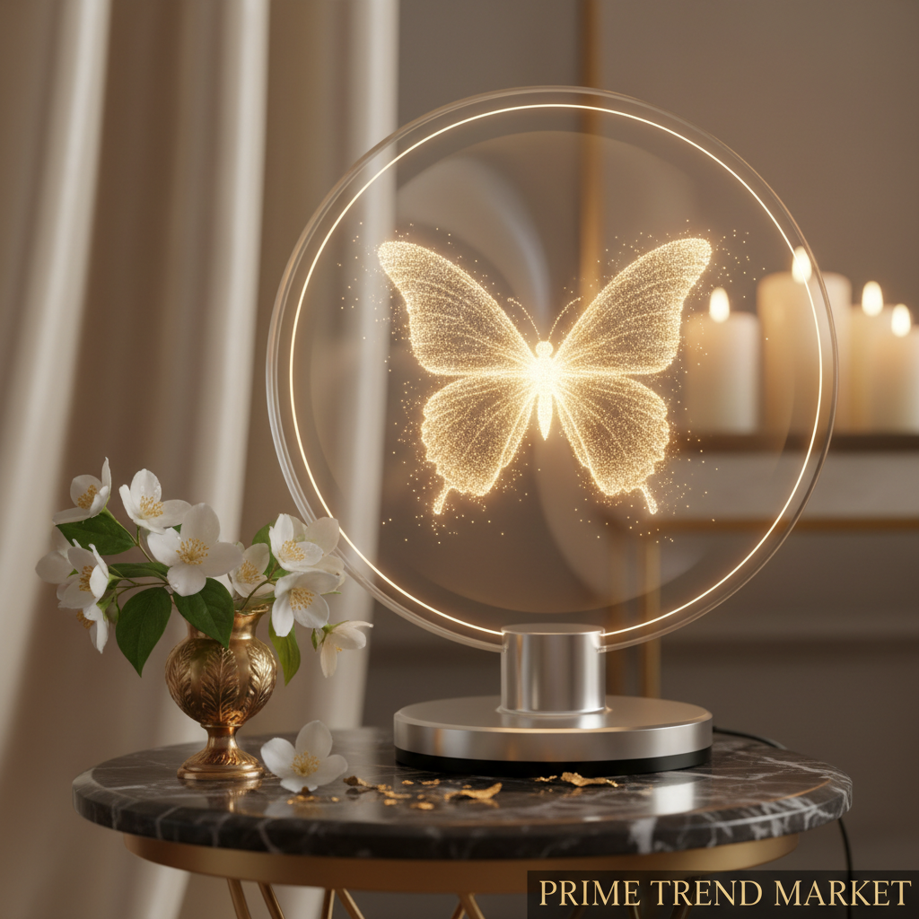 3D Hologram Fan Display – Golden Butterfly Lifestyle