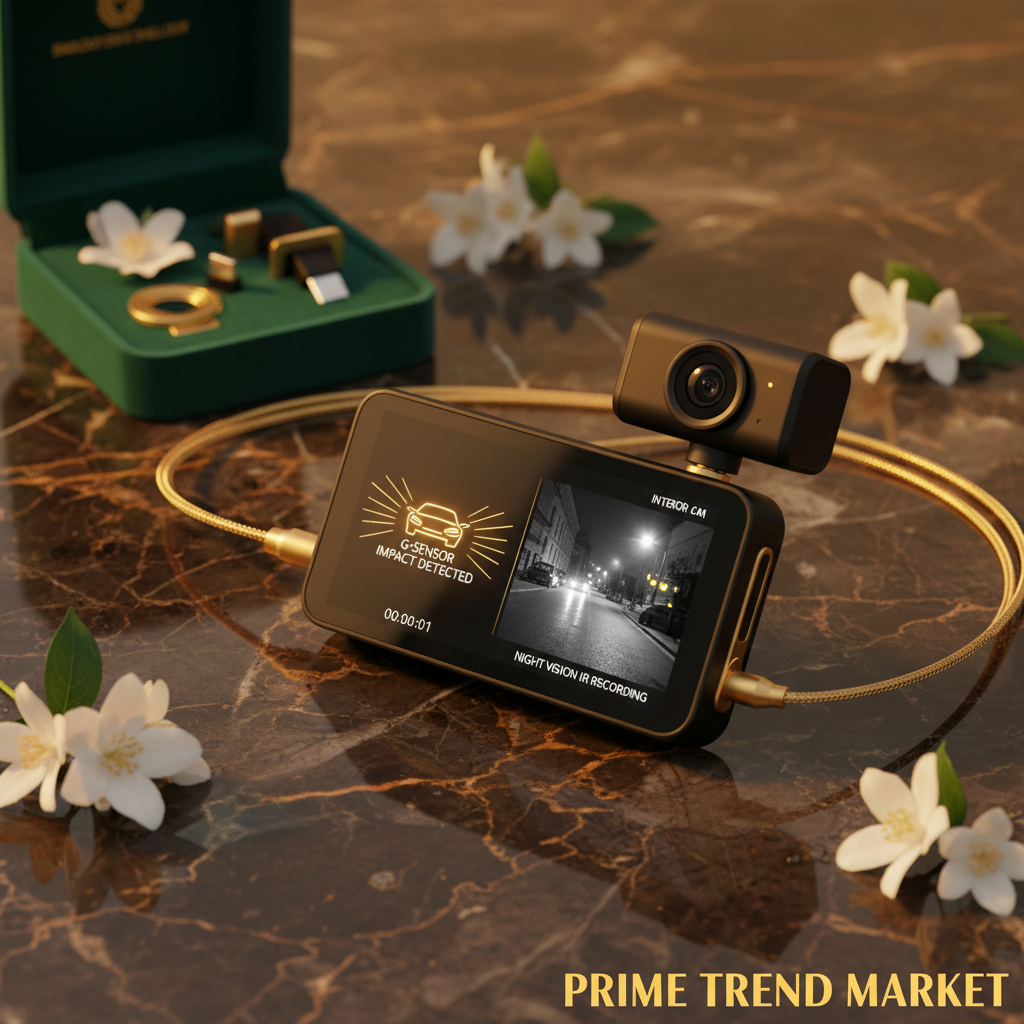 3-Channel Dash Cam G-Sensor night vision recording — Prime Trend Market