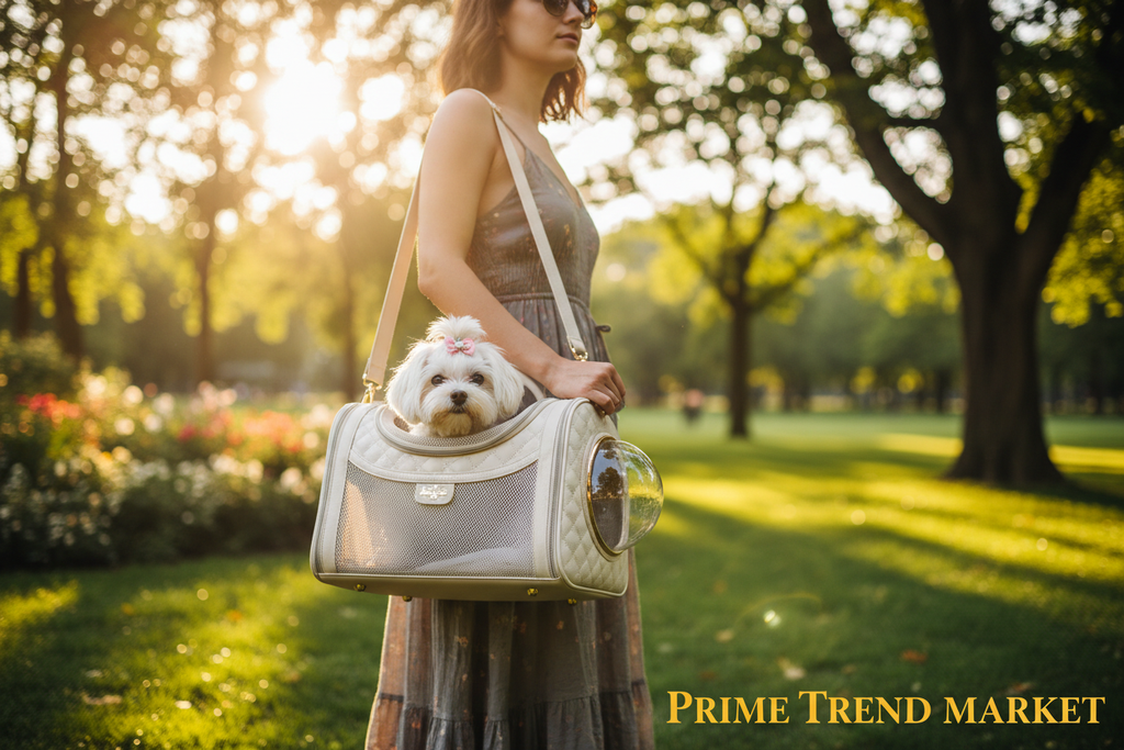 PawTravel Luxury Pet Travel Bundle - Dog in Carrier