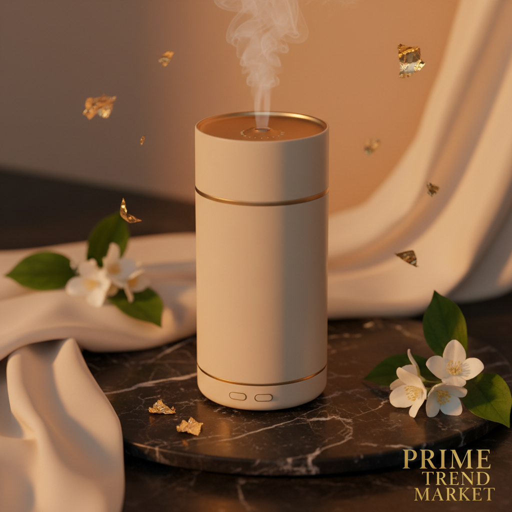 Luxury Waterless Anhydrous Essential Oil Aroma Diffuser — Hero Shot | Prime Trend Market