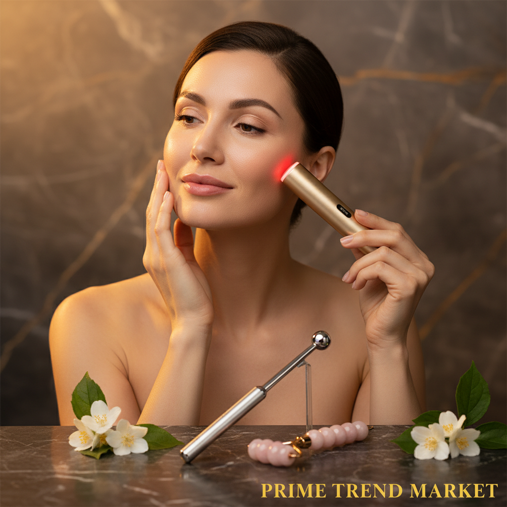 Luxury Anti-Aging Wand Bundle - Lifestyle Woman Shot