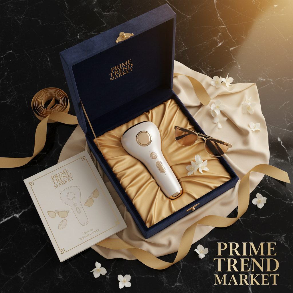 IPL Hair Removal Device luxury gift box unboxing with full kit — Prime Trend Market