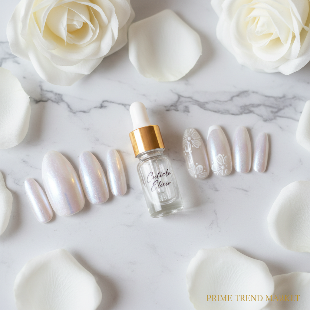 Bridal Nail Bundle close-up nails - Prime Trend Market