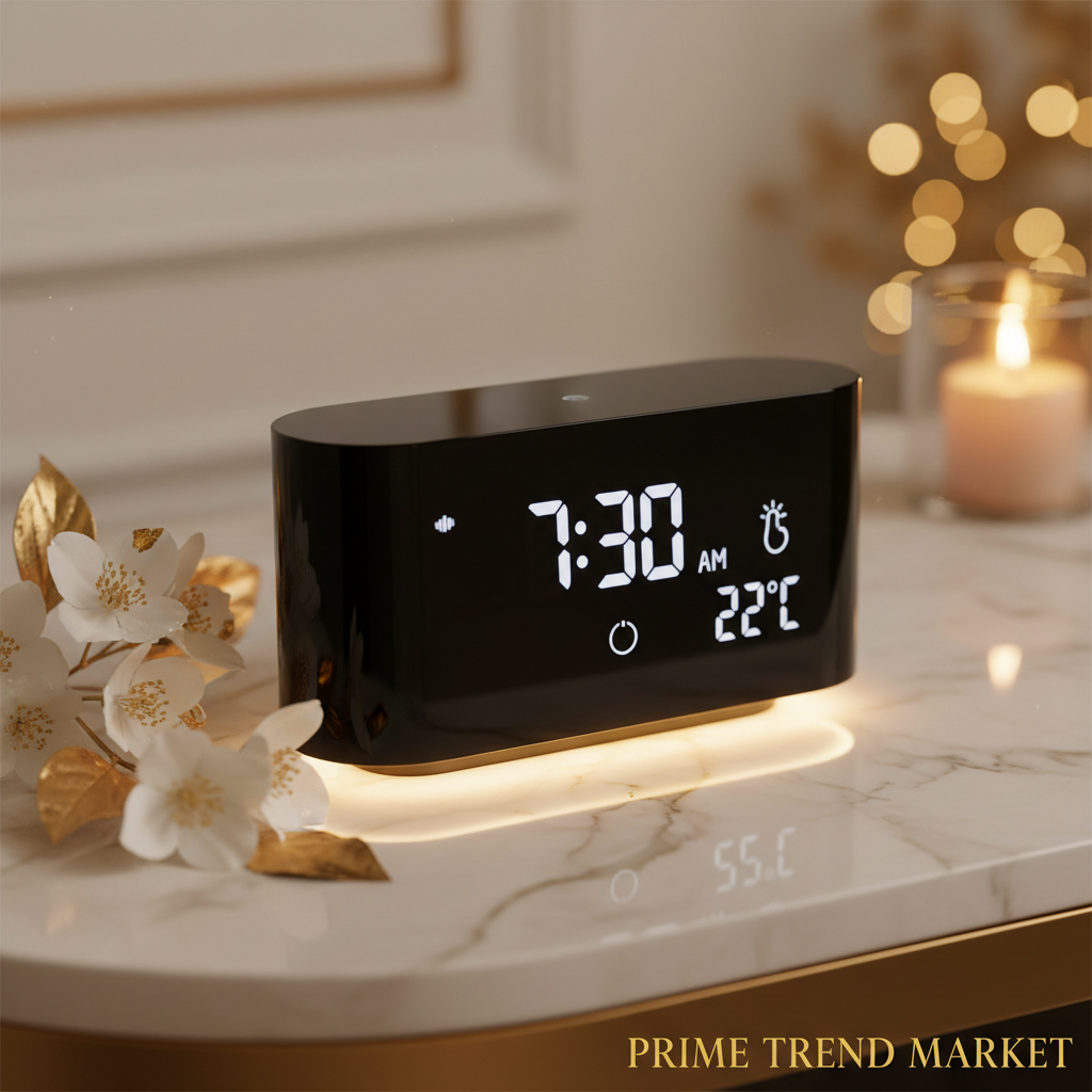 Bedside Essentials Bundle - Alarm Clock Close-up