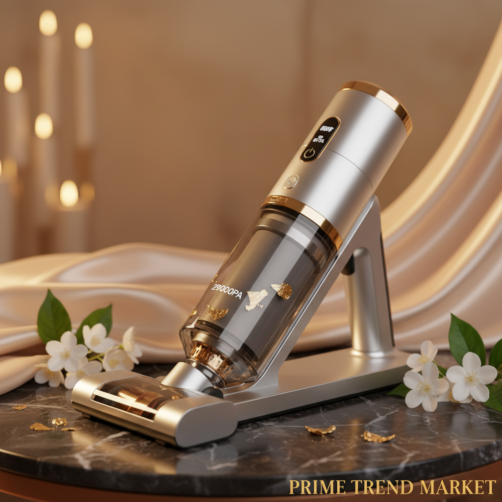 29000PA cordless handheld vacuum on marble – Prime Trend Market
