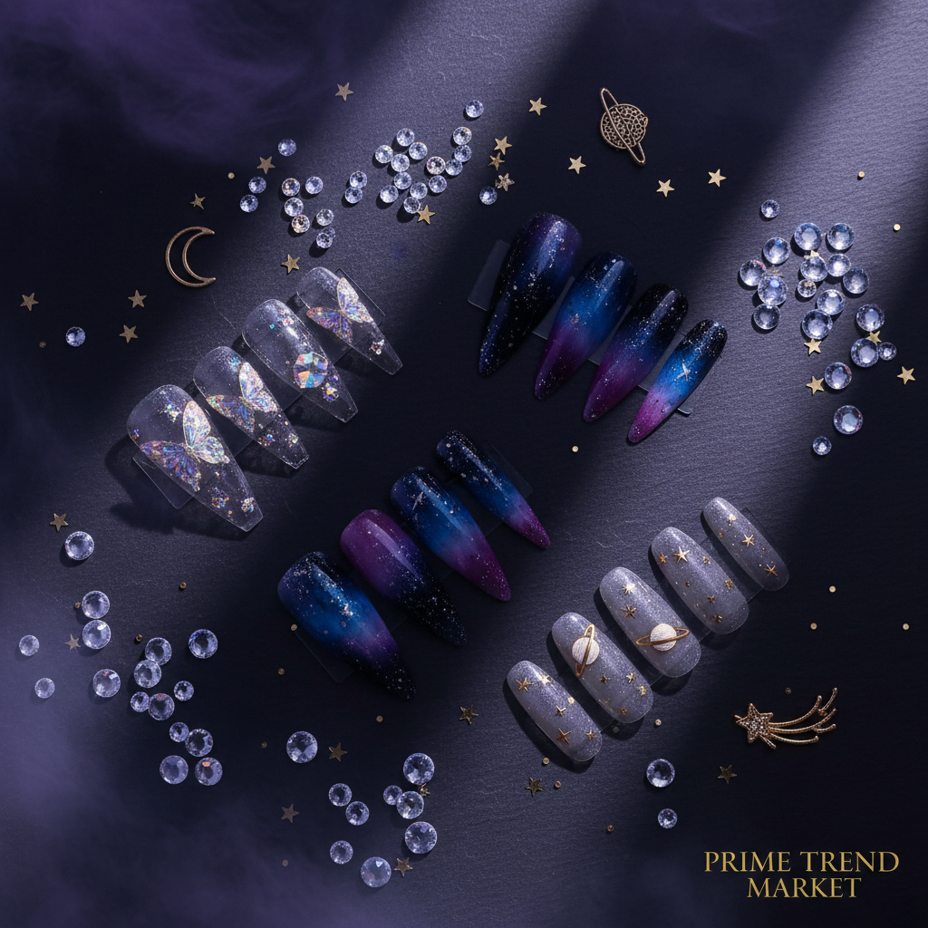 Celestial Nail Art Bundle cinematic dark - Prime Trend Market
