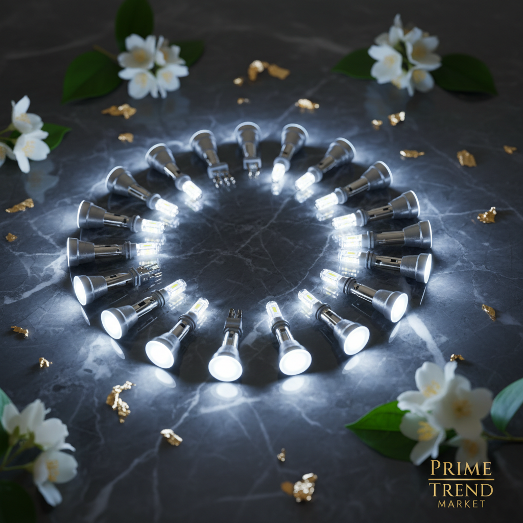 28Pcs Car Interior LED Bulb Kit on dark marble with jasmine – Prime Trend Market