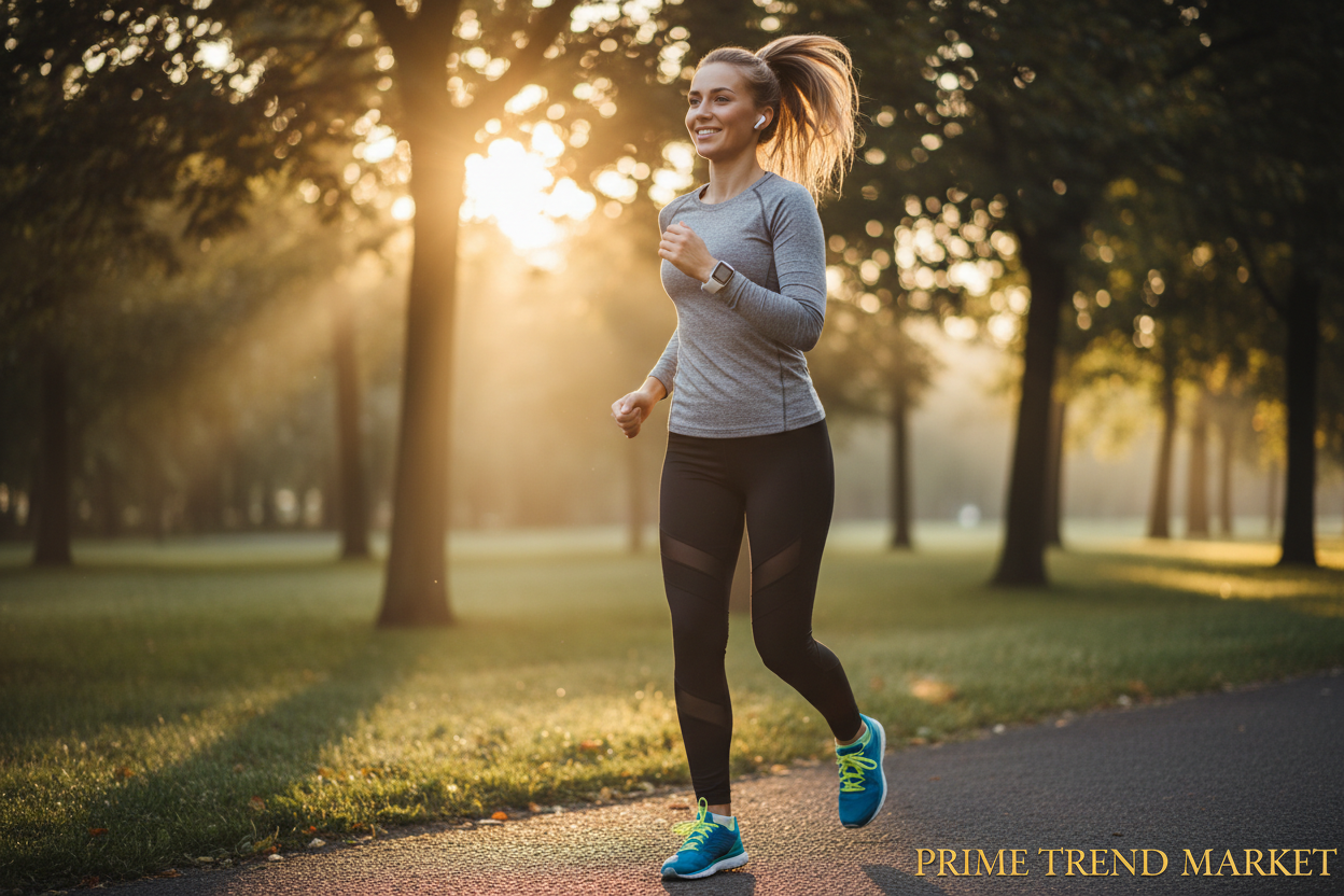 Morning run lifestyle smartwatch earbuds