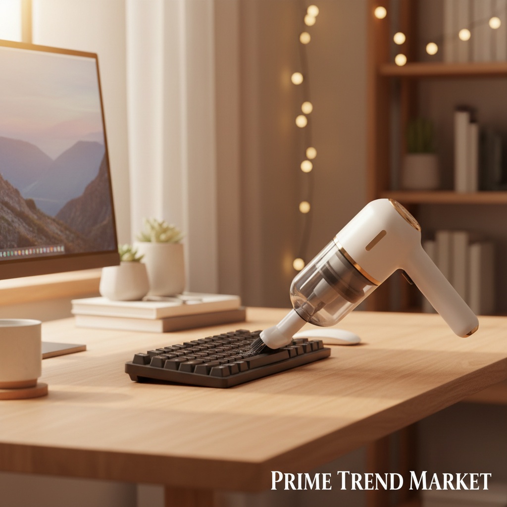 Cordless vacuum cleaning keyboard desktop – Prime Trend Market