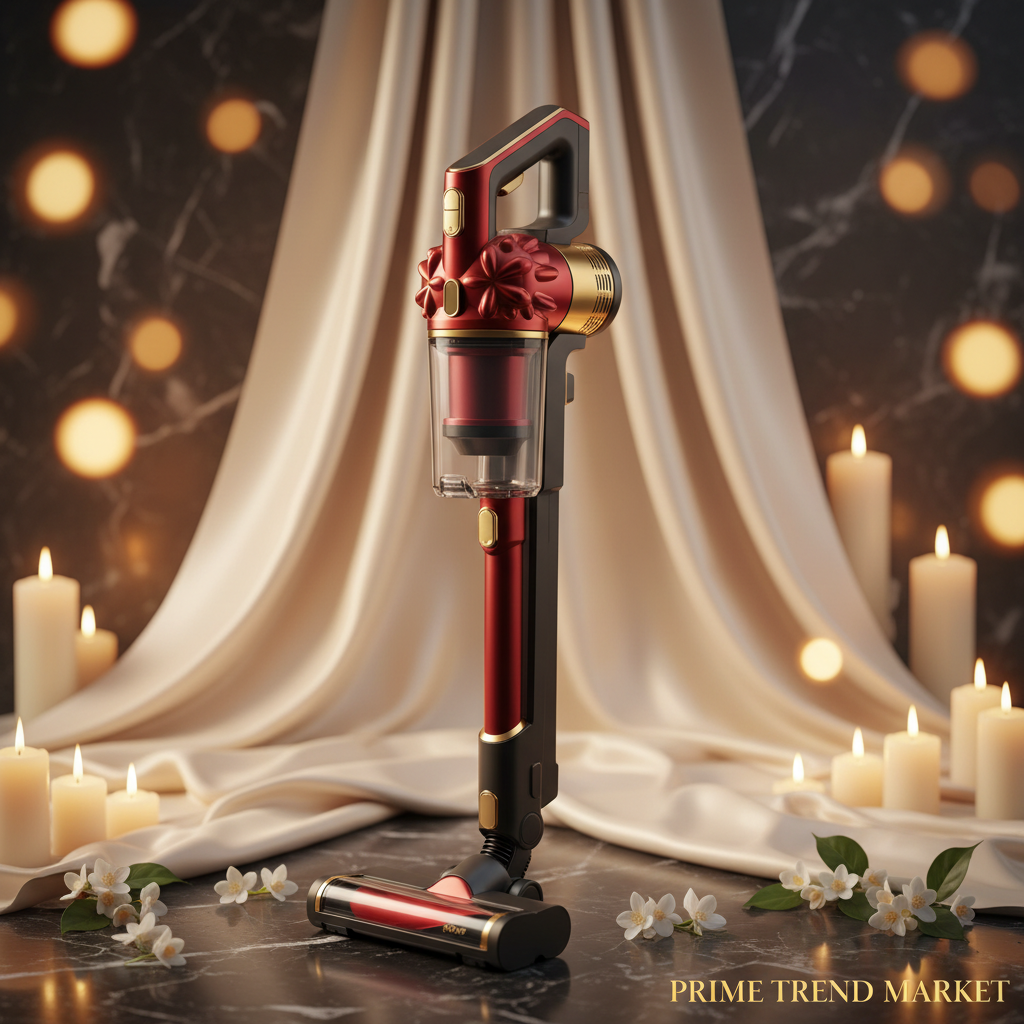 Cordless 4-in-1 Stick Vacuum & Mop — Hero Shot on Black Marble