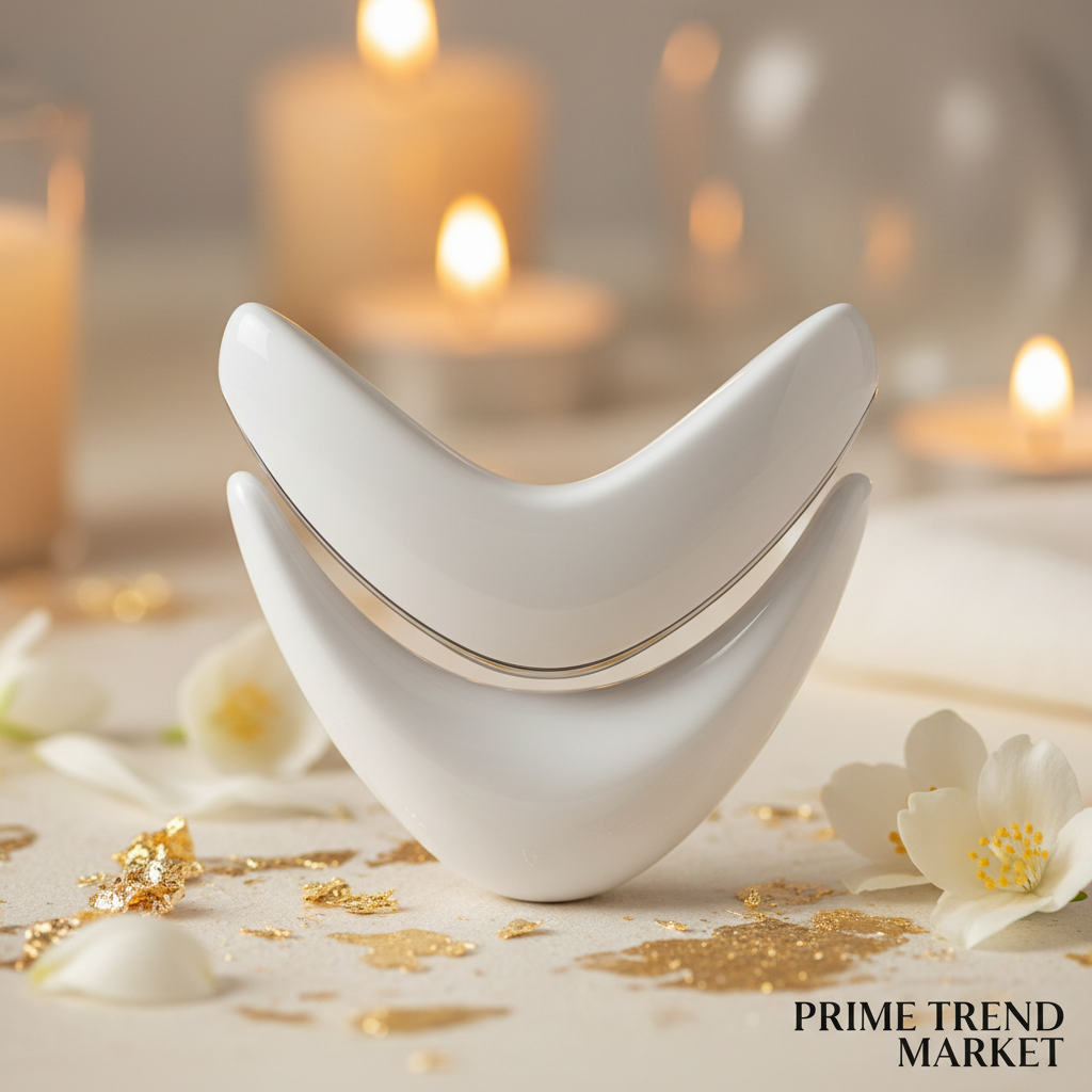 White V-Face Lifting Device Close Up - Prime Trend Market