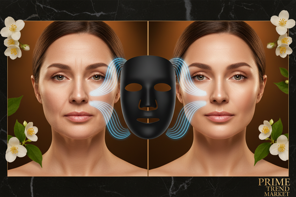 EMS Face Lift & Wrinkle Fading Slimming Device — Before and After Skin Results