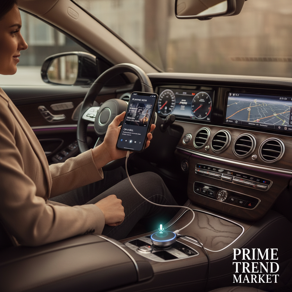 Hands-free call with Bluetooth FM transmitter in car – Prime Trend Market