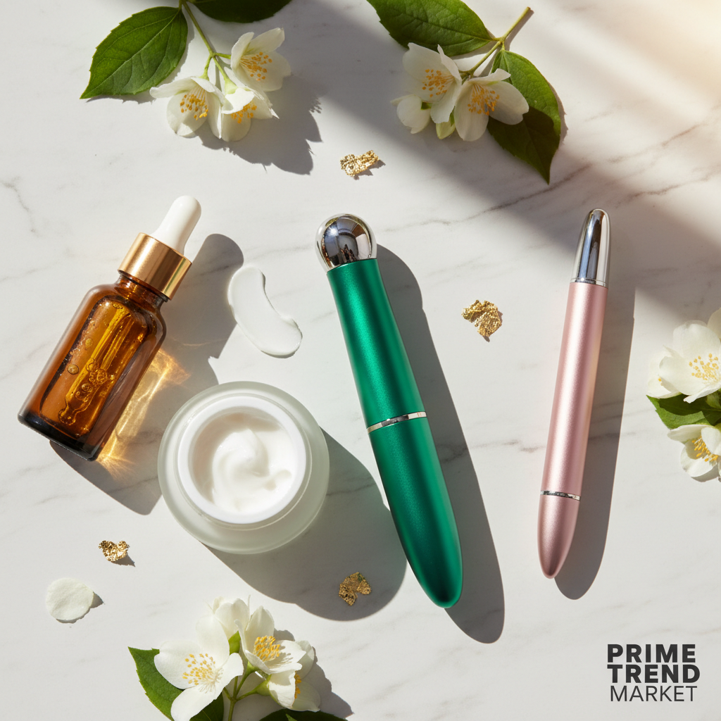 Luxury 4-in-1 Eye Cream Ion Introducer Pen power duo bundle with Eye Ion Therapy Pen eye cream and serum