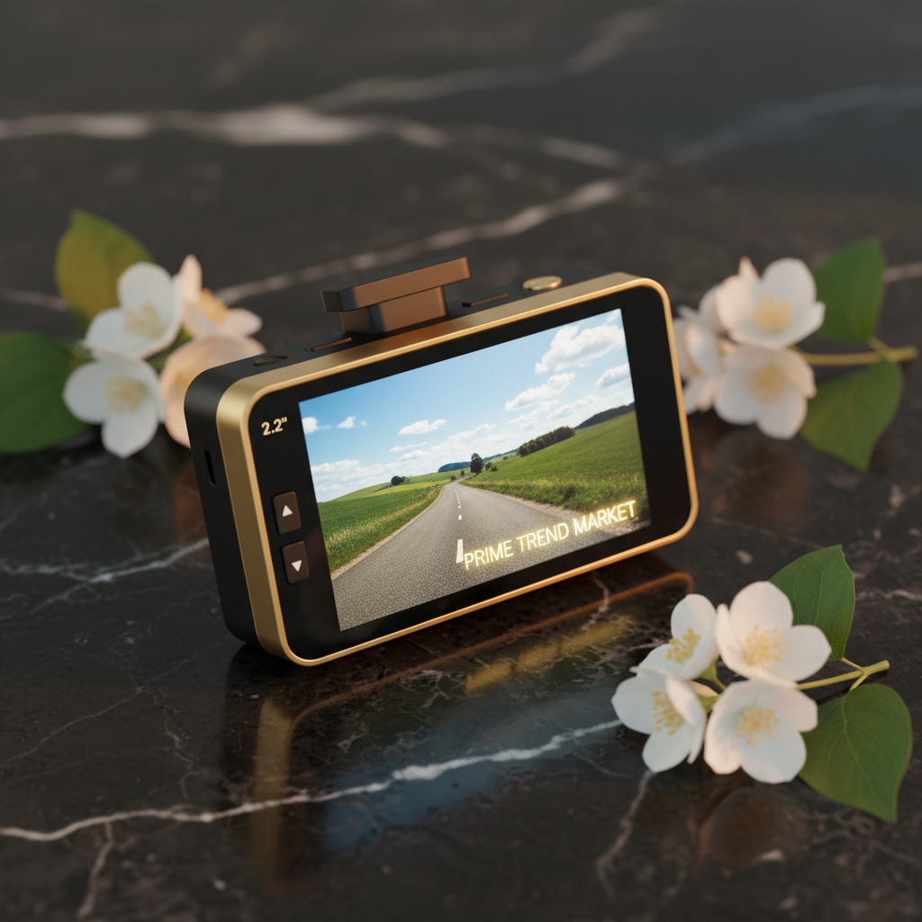 Dash cam LCD screen showing 1080P footage – Prime Trend Market