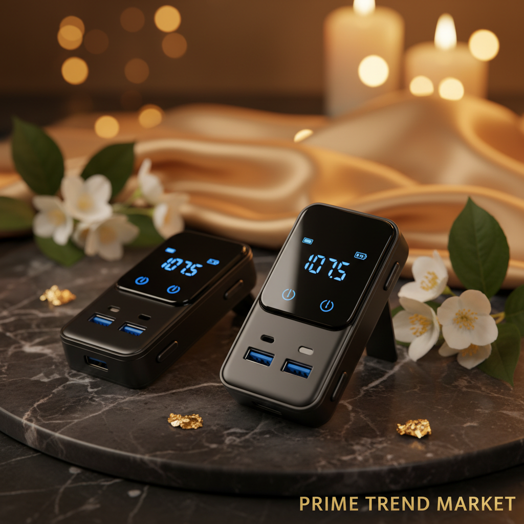 Bluetooth FM transmitter 2-pack on marble – Prime Trend Market