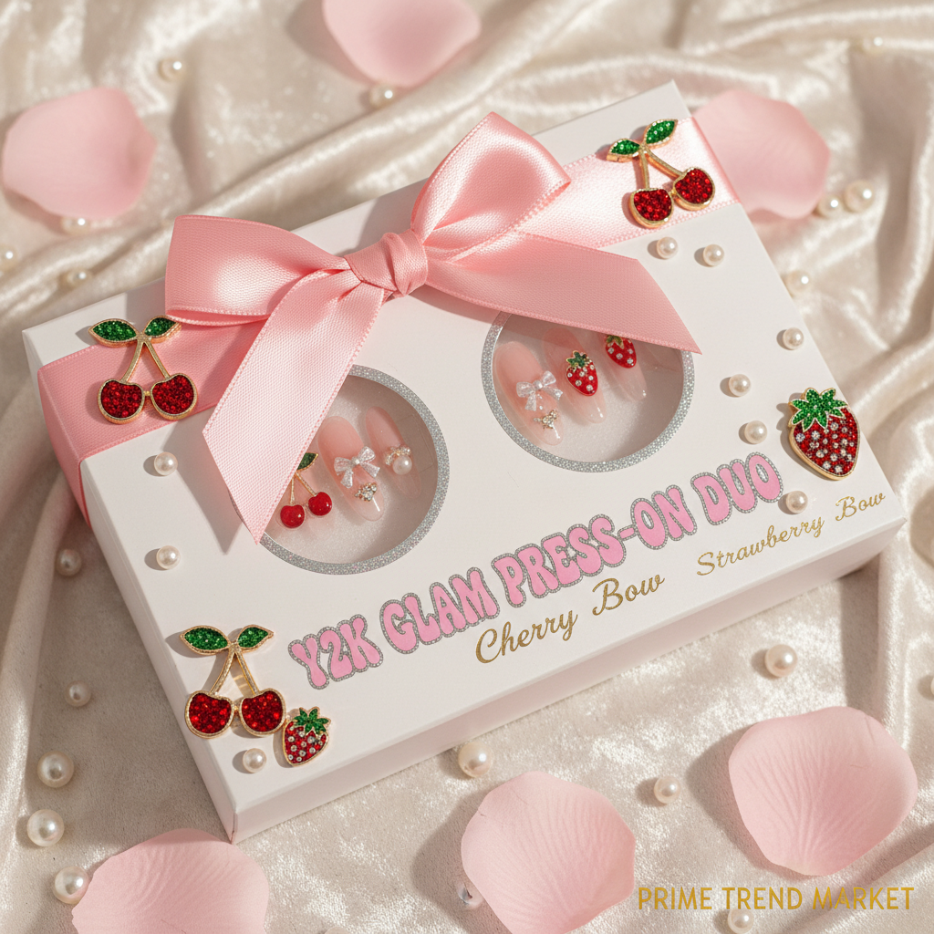 Y2K Glam Press-On Duo gift box - Prime Trend Market