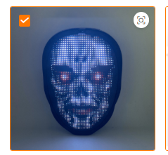 APP-Controlled LED Face-Changing Glowing Mask | Music Reactive DIY Party Mask
