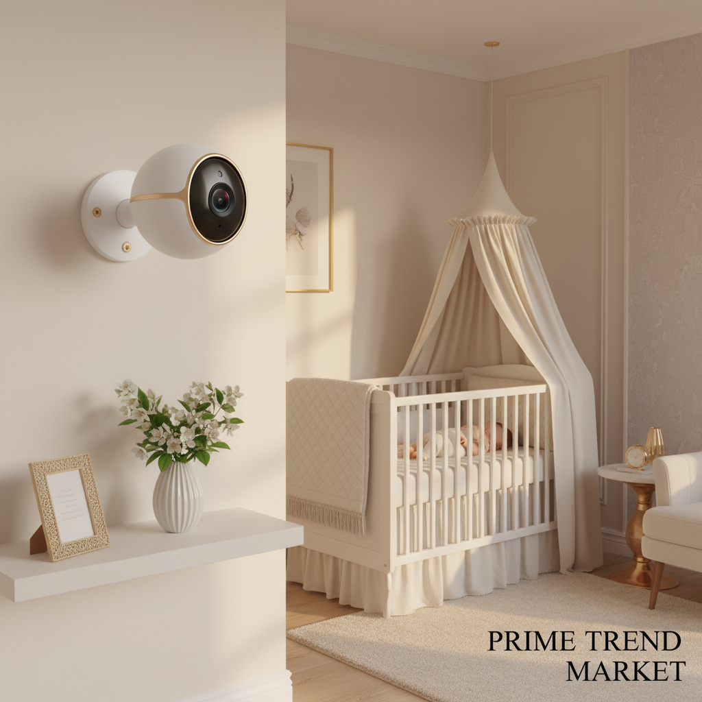 Smart WiFi security camera monitoring baby nursery — Prime Trend Market