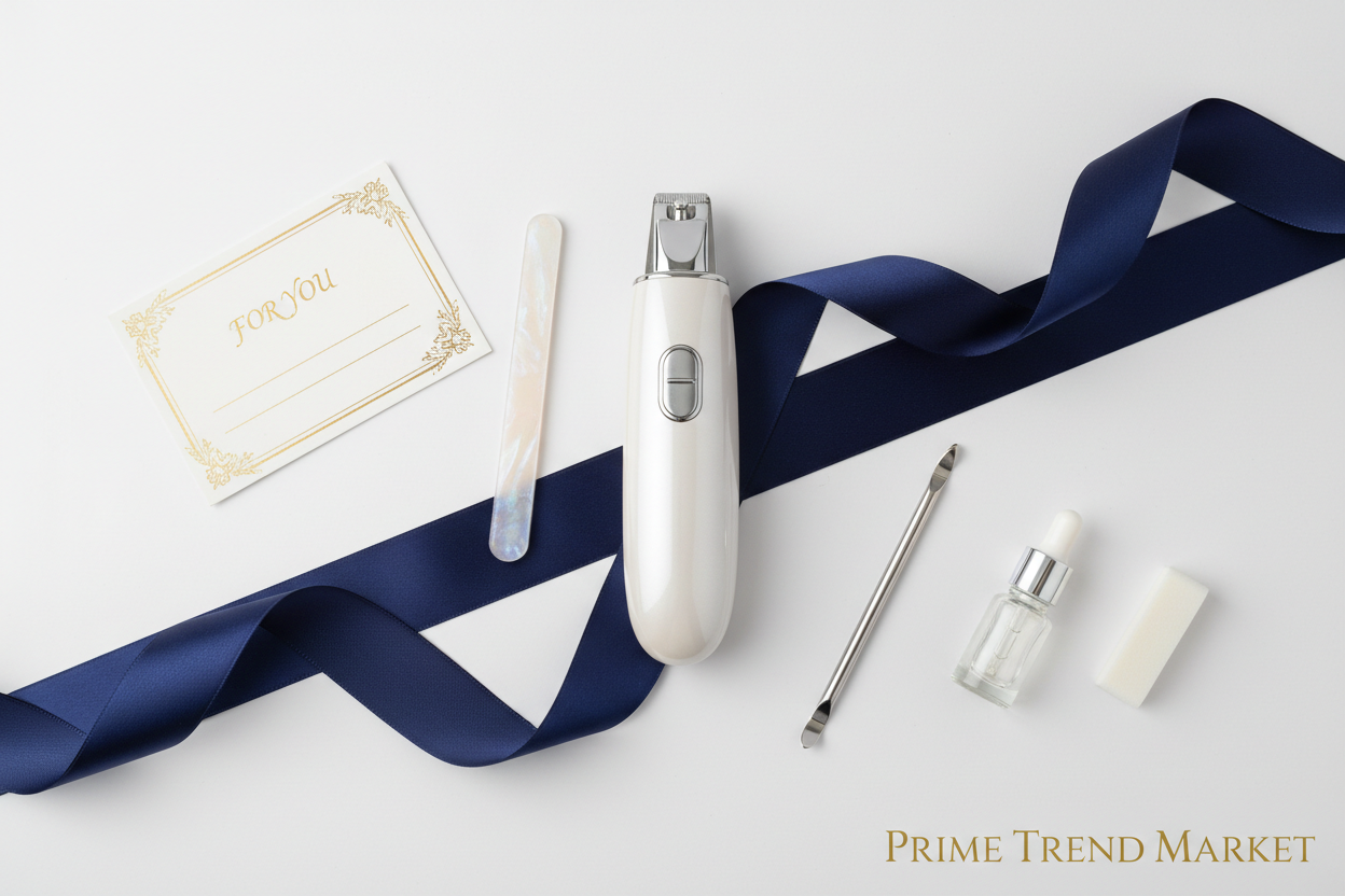 Electric nail clipper gift flatlay - Prime Trend Market