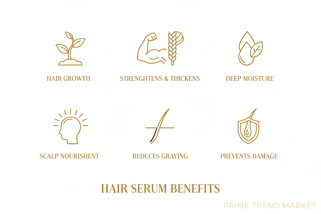 East Moon Hair Serum benefits: hair growth, strengthens, moisture, scalp nourishment, reduces graying — Prime Trend Market
