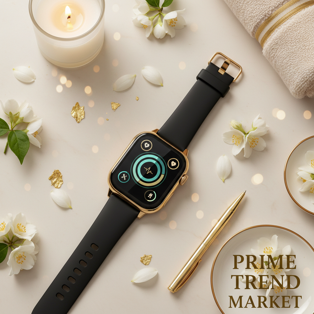 Health Monitoring Smartwatch - Flat Lay Cream & Jasmine