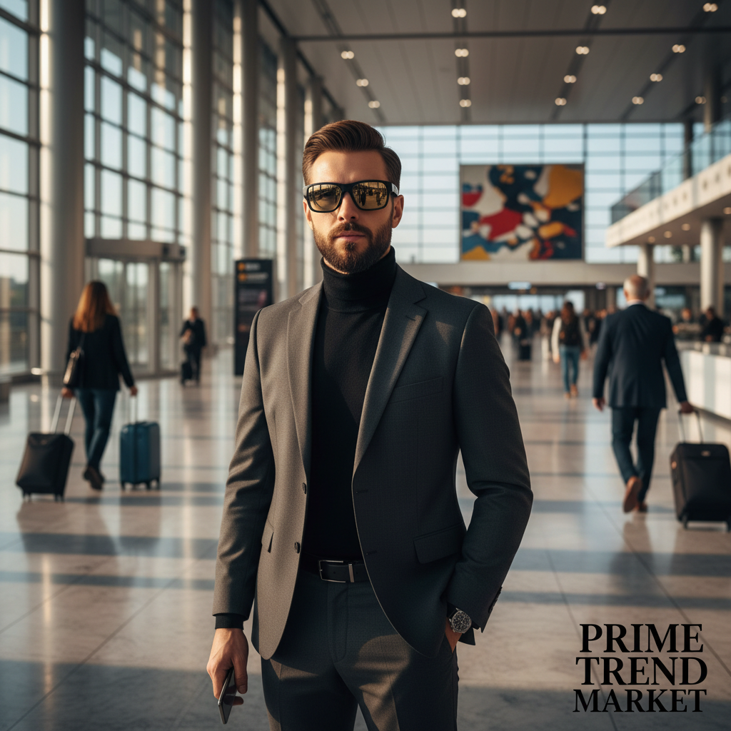 AI Smart Glasses - Airport Lifestyle