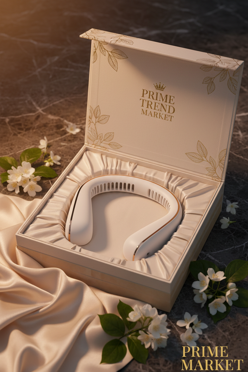 ArcBreeze Neck Fan Packaging