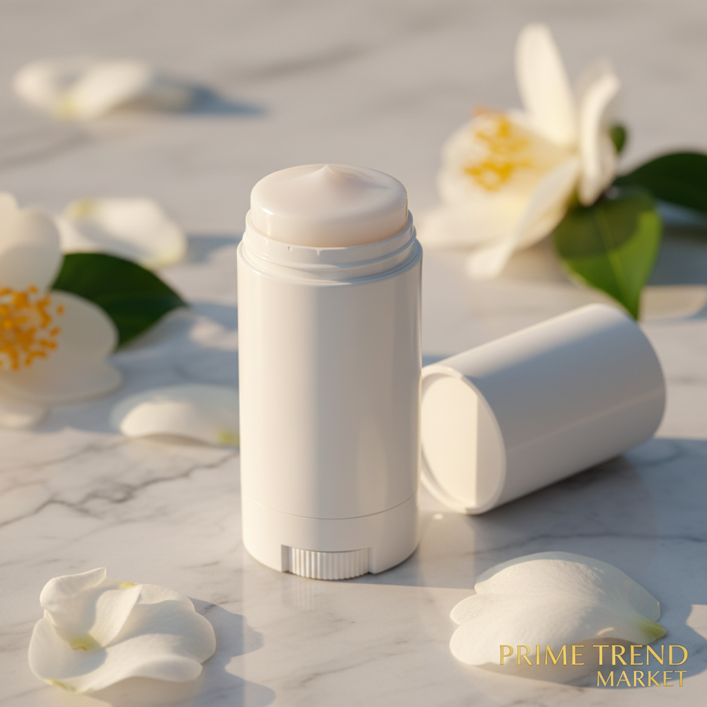 Close-up of Jaysui matte sunscreen stick twisted open showing smooth white texture — Prime Trend Market