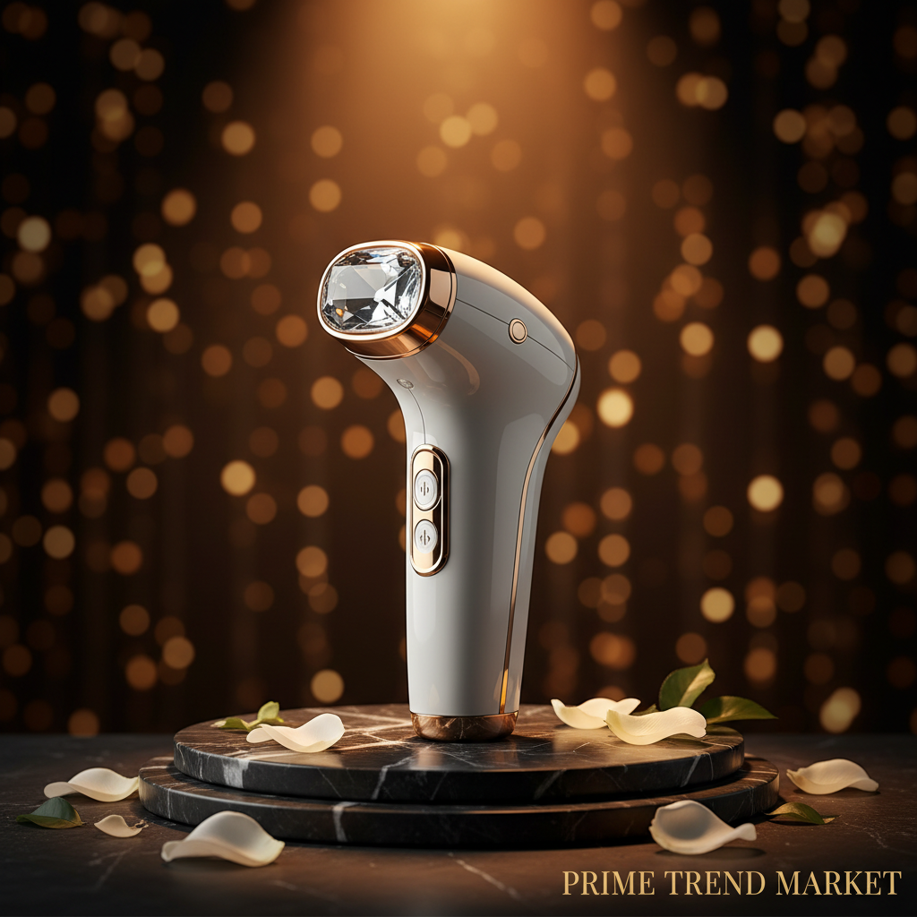 Professional IPL Hair Removal Device — Marble Pedestal | Prime Trend Market
