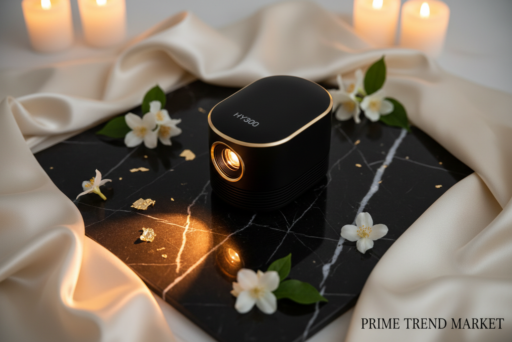 Projector Movie Night Bundle - Luxury Flat Lay