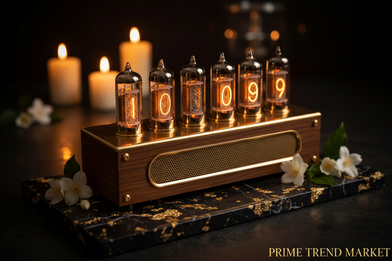 Vintage Audio Bundle - Nixie Tube Close-up