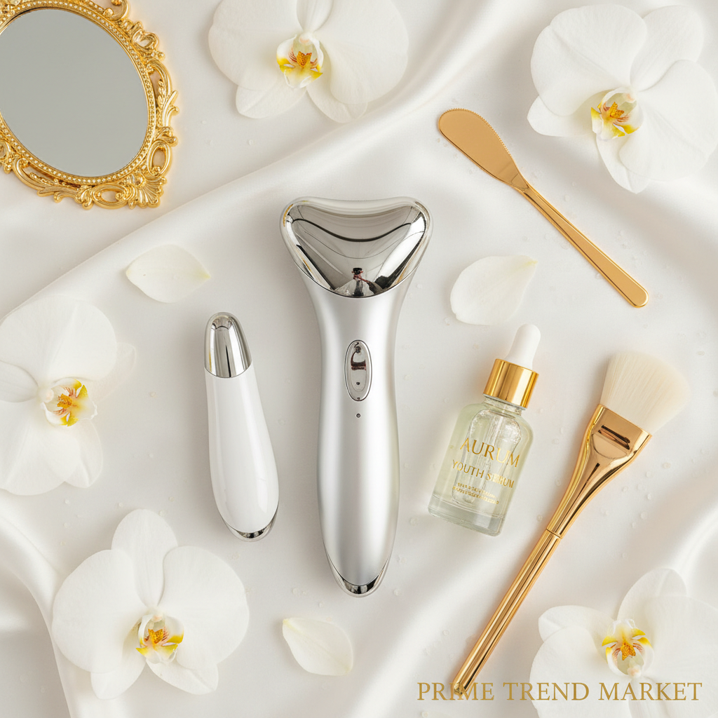 Anti-Aging Power Bundle ivory flat lay - Prime Trend Market