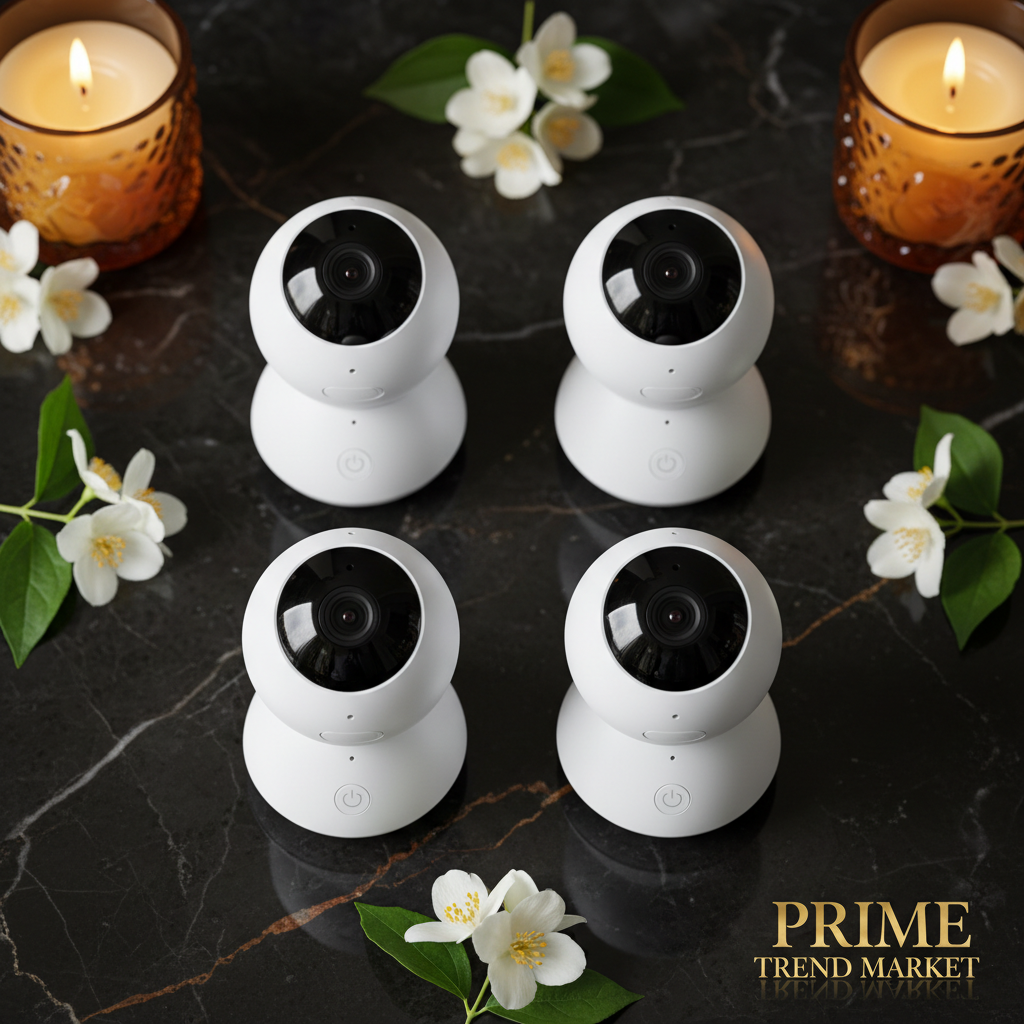 NestCam 1080P Baby Monitor 4-pack bundle flat lay