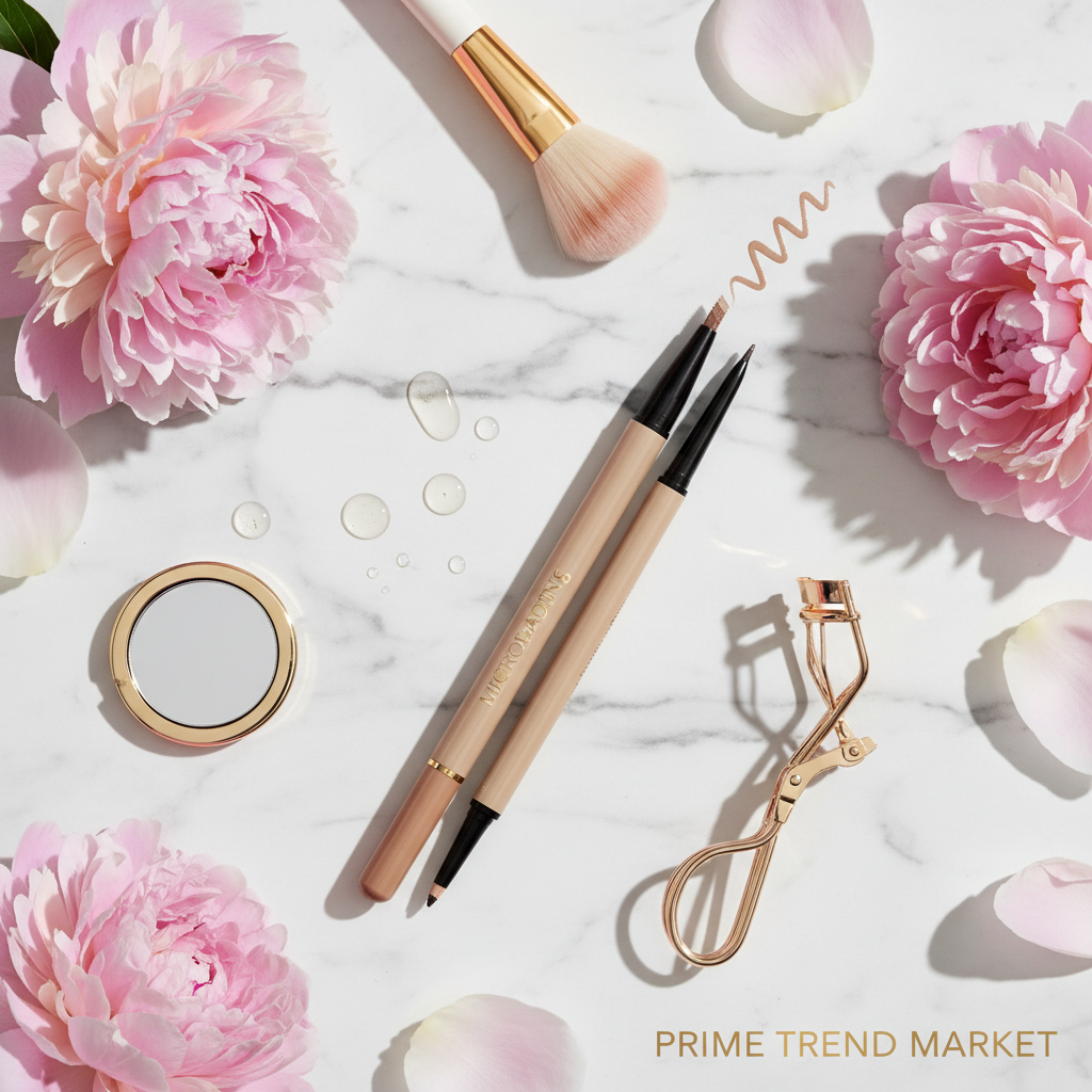2-in-1 Microblading Eyebrow Pen flat lay - Prime Trend Market