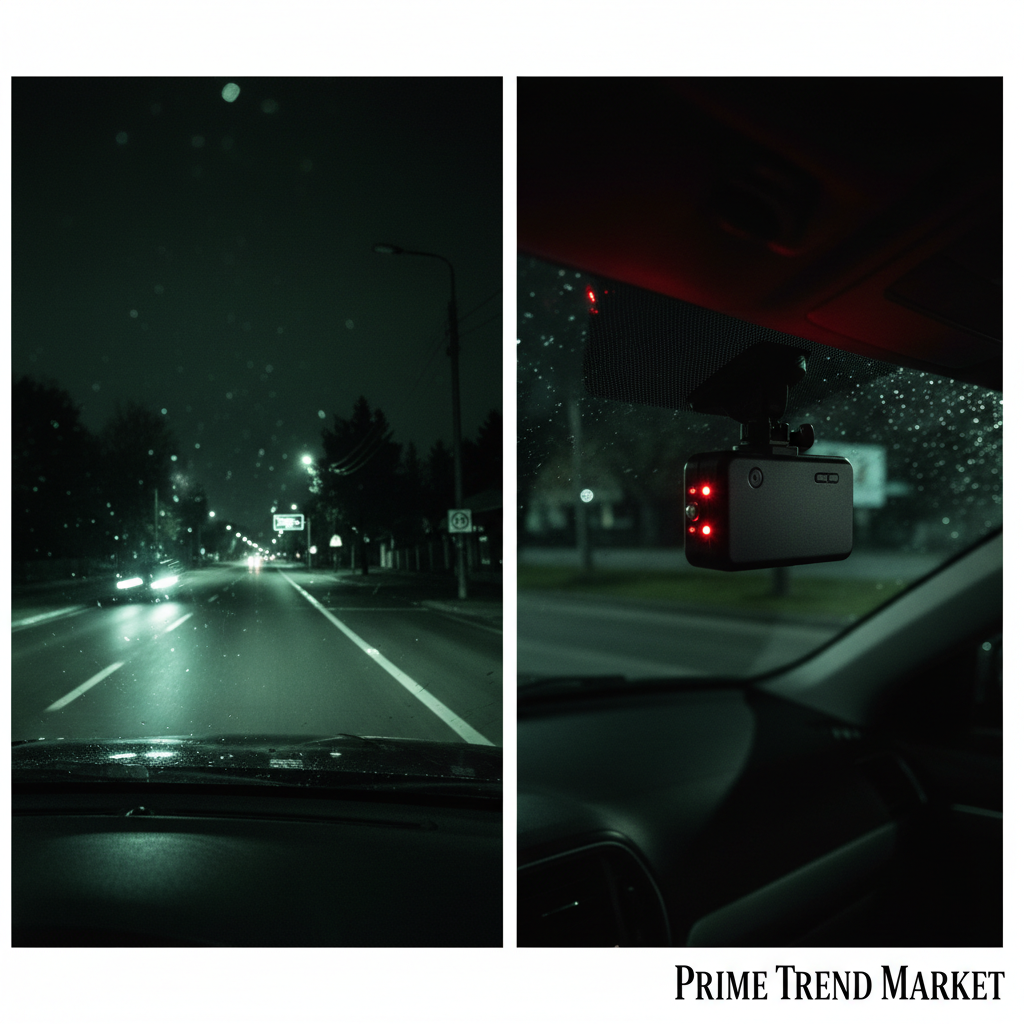 Dash cam night vision footage split screen – Prime Trend Market