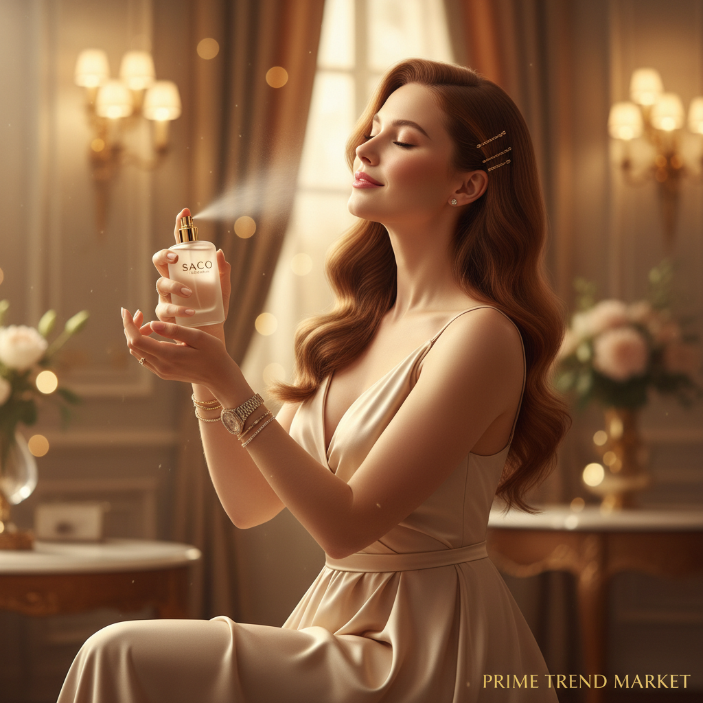 SACO Perfume wrist spritz lifestyle shot - Prime Trend Market