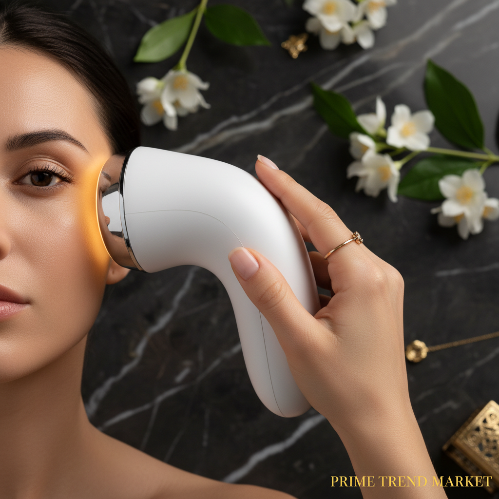 7-in-1 LED Light Therapy Device - Lifestyle Hand Shot
