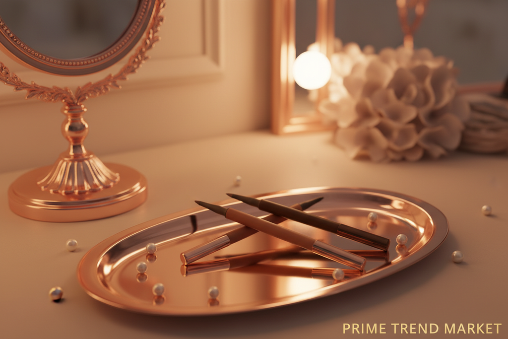 3 eyebrow pen shades on vanity tray - Prime Trend Market