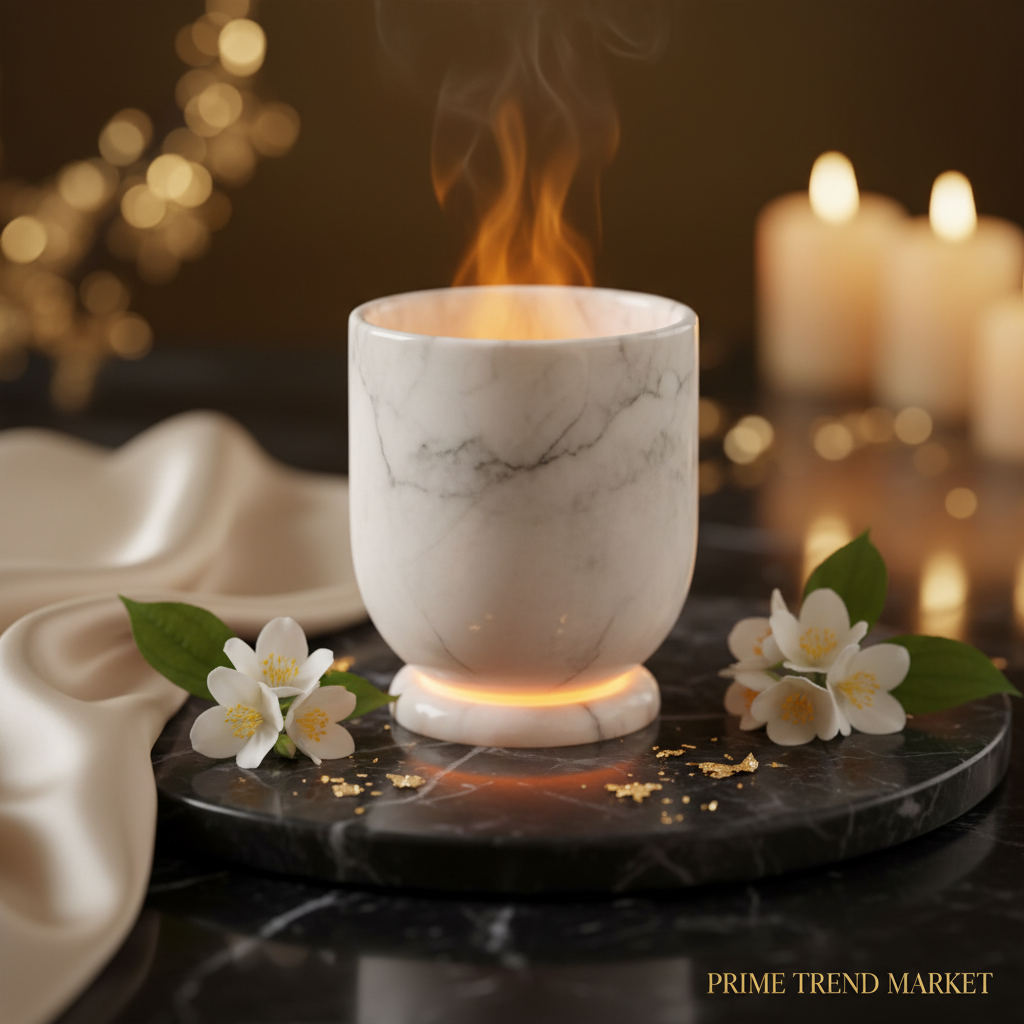 Luxury Marble Aroma Diffuser Cup — Hero Shot | Prime Trend Market