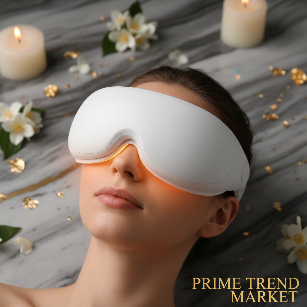 Luxury Smart Eye Massager — Hot Compress Glow | Prime Trend Market