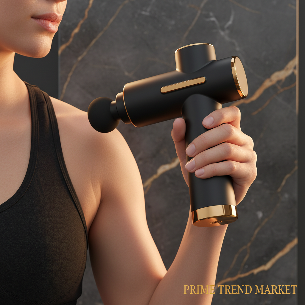 Luxury Mini Grab Muscle Fascia Massager — In Use Lifestyle | Prime Trend Market