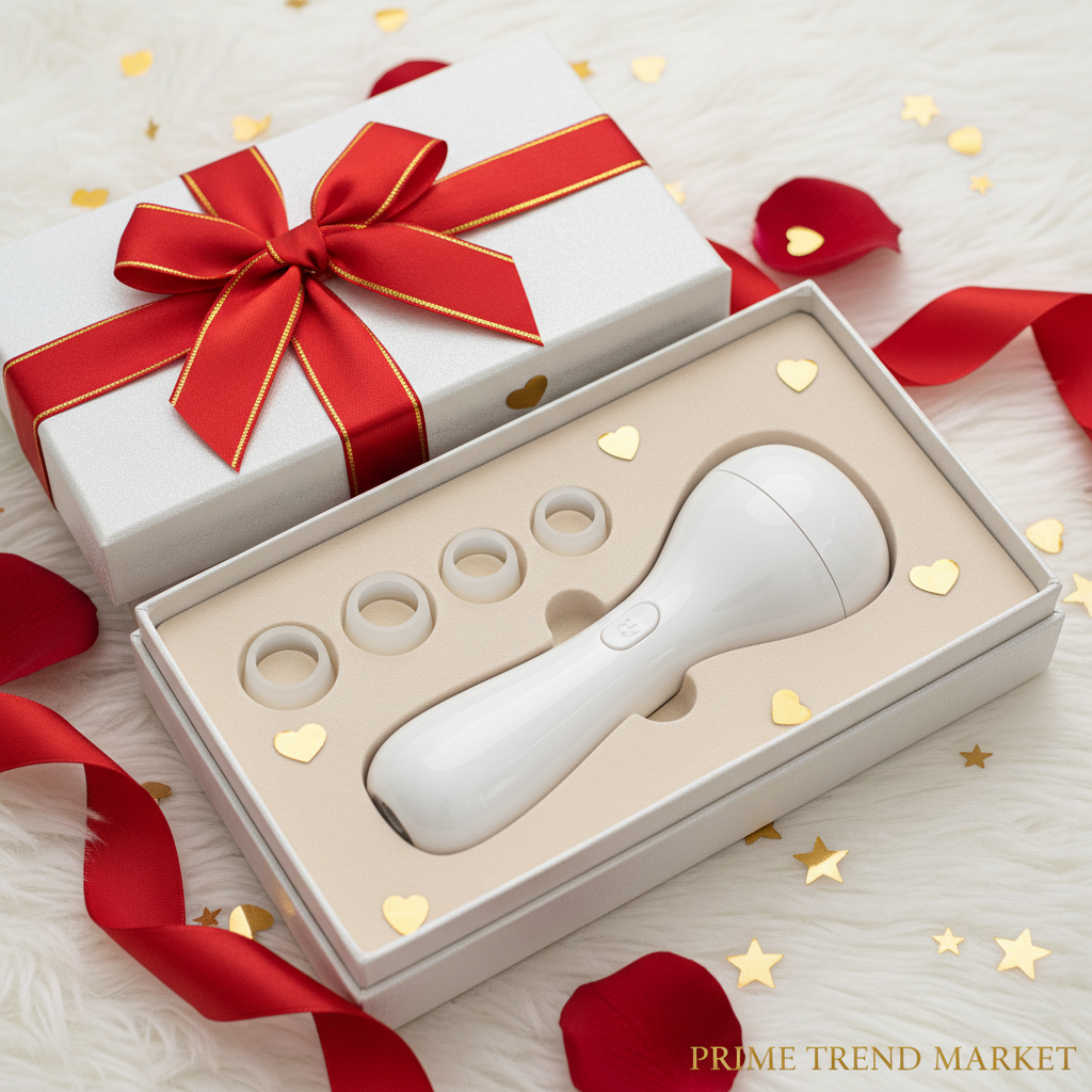 4-in-1 electric makeup brush cleaner in gift box packaging