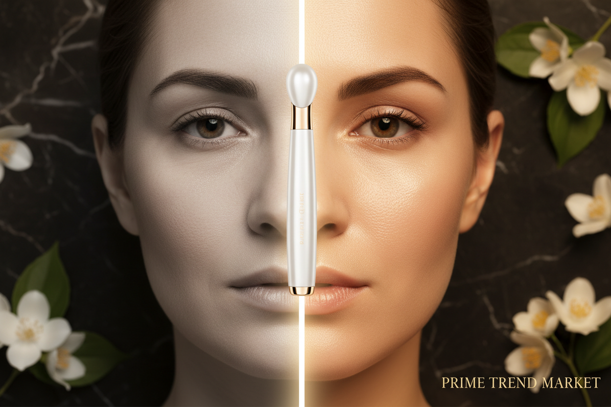 RF EMS Skin Rejuvenation Face Wand — Skin Results Before After Concept