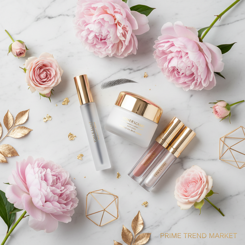 PHOFAY Brow & Eye Bundle flat lay - Prime Trend Market