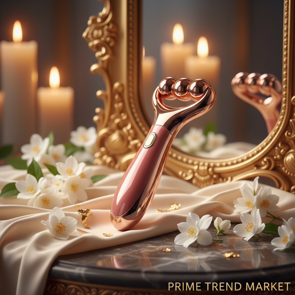 Luxury Electric Face-Lift Roller Vanity Lifestyle Shot