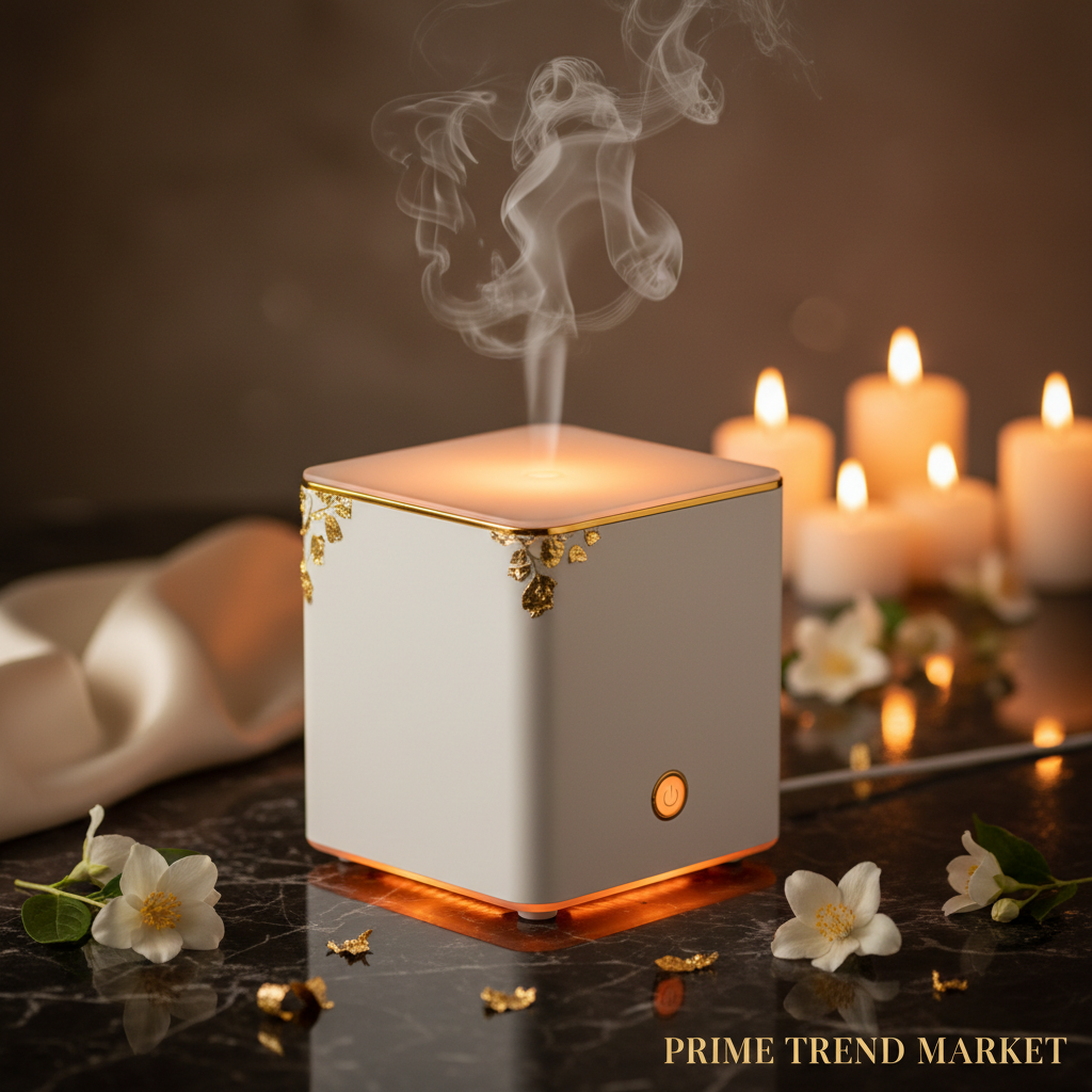 Hotel Lobby Luxury Ultrasonic Aroma Diffuser — Hero Shot | Prime Trend Market