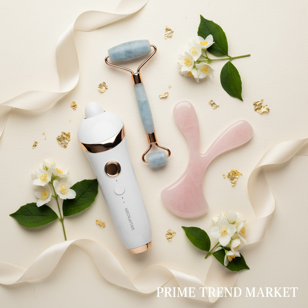 Luxury Face Sculpt & Lift Bundle - Flat Lay